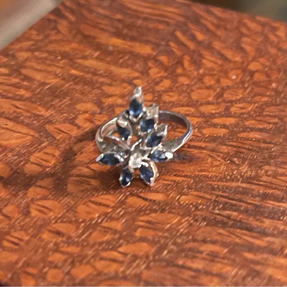 Blue Gem Costume Ring